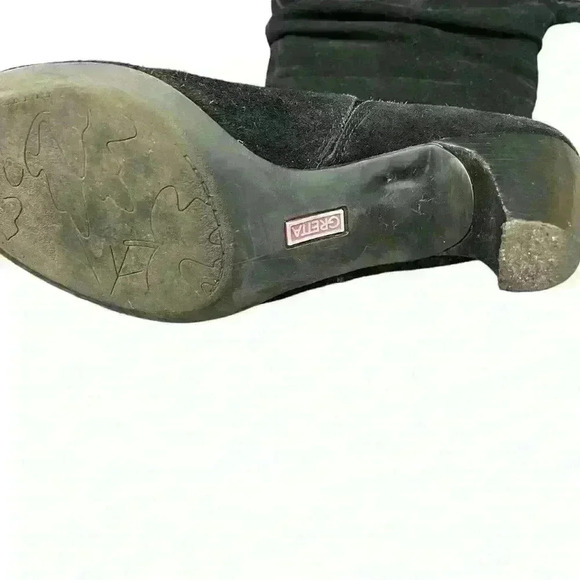 Gretta Giada 9.5 boots Black leather upper gorgeous - Picture 6 of 9